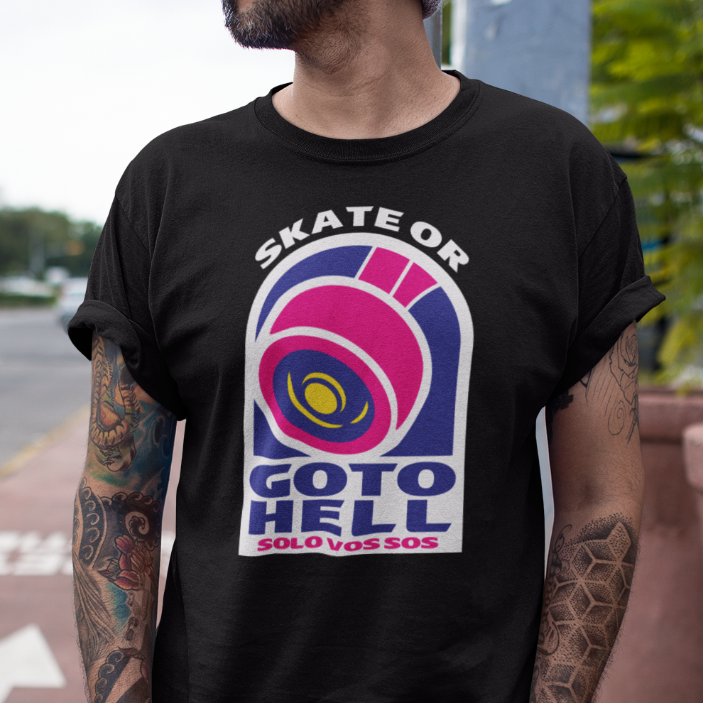 Skate or go to hell solovossos T-shirt