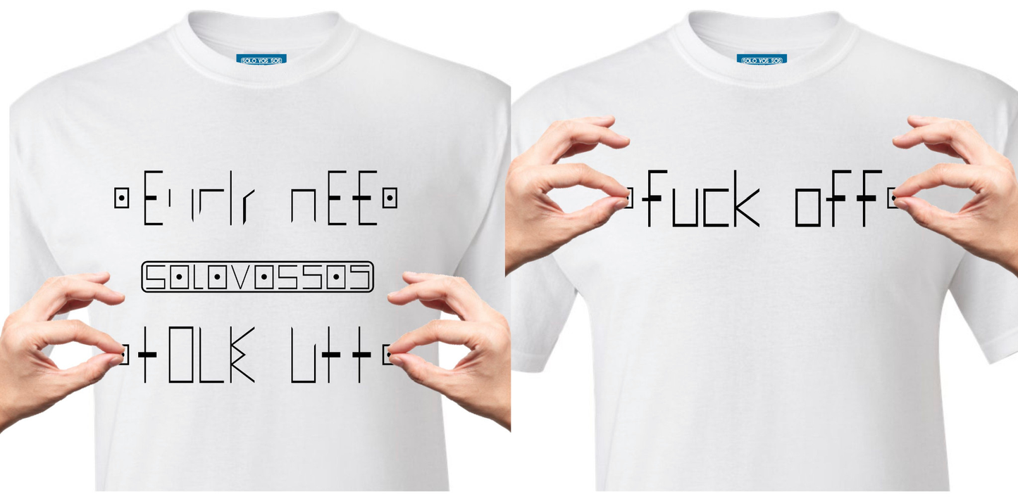 Fuck-off humor hidden message