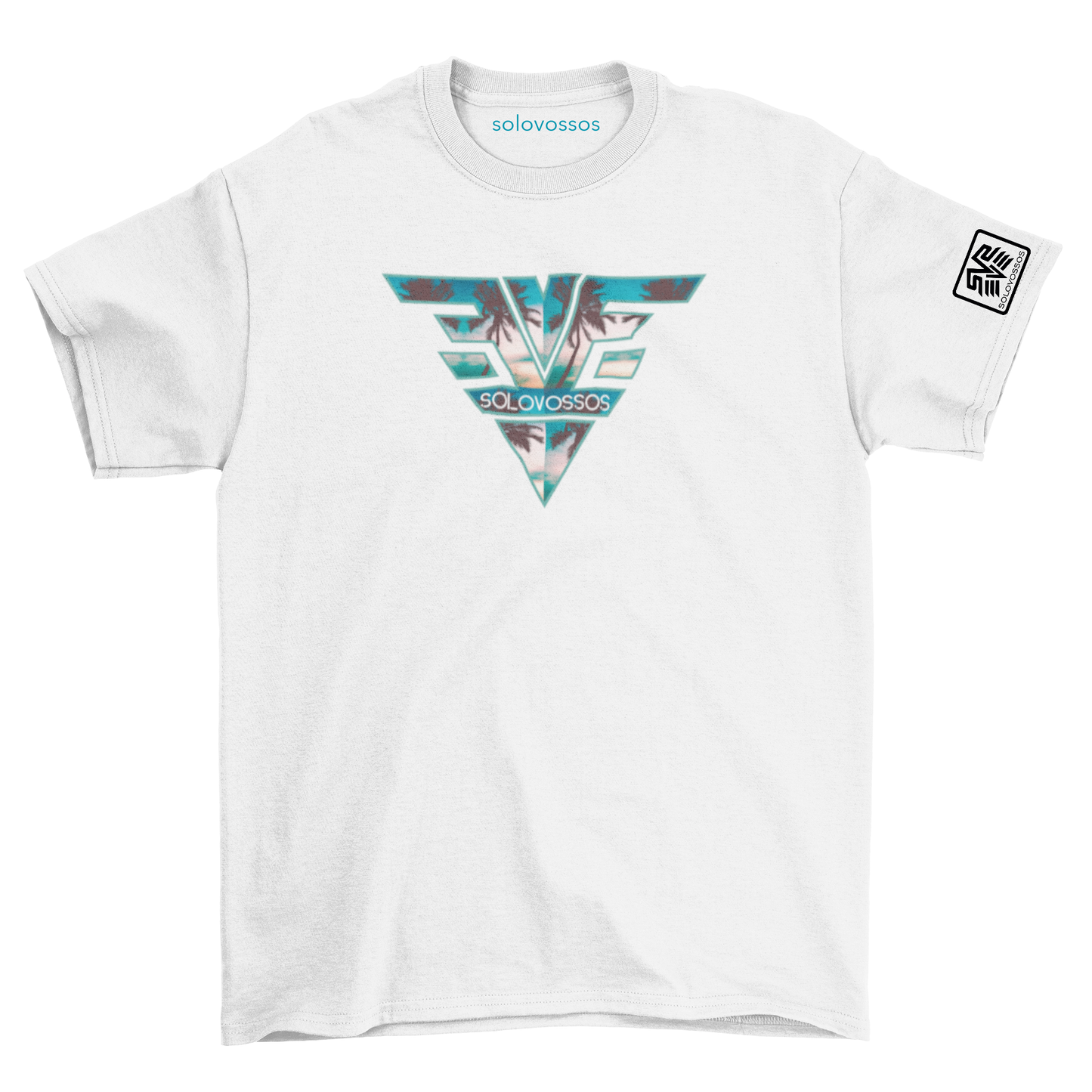 SVS sunset palms V logo