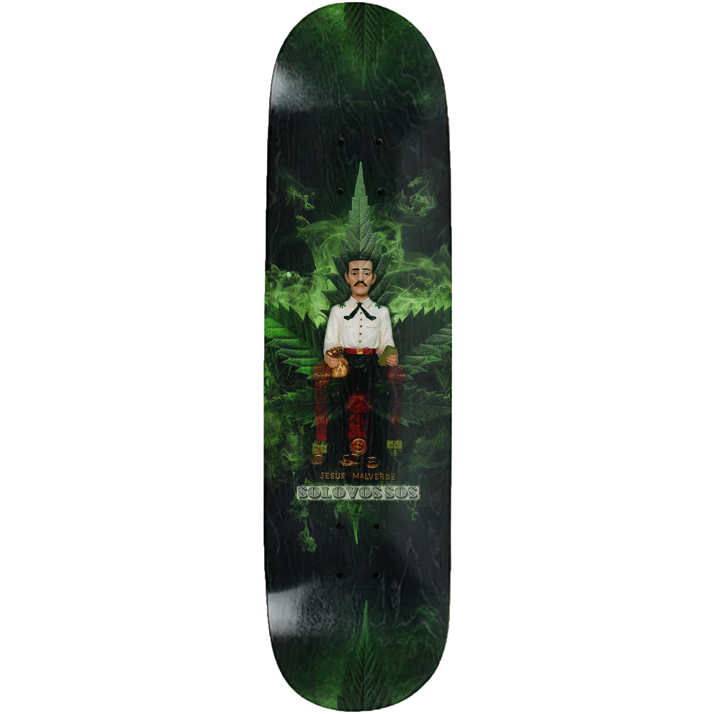 Jesus Malverde Skateboard Deck