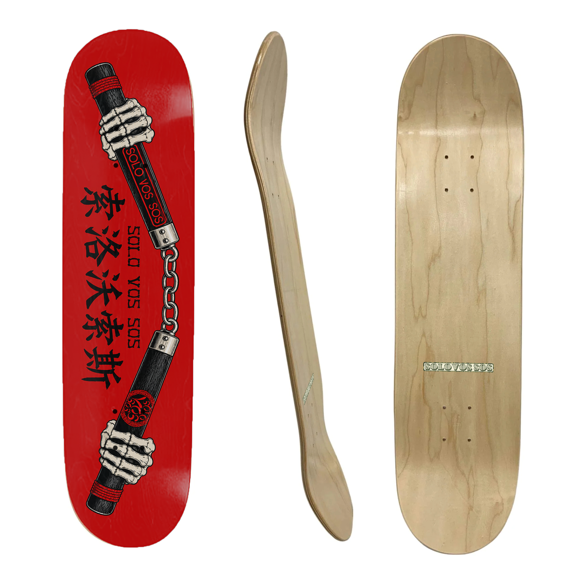 Nunchucks solovossos Skateboard