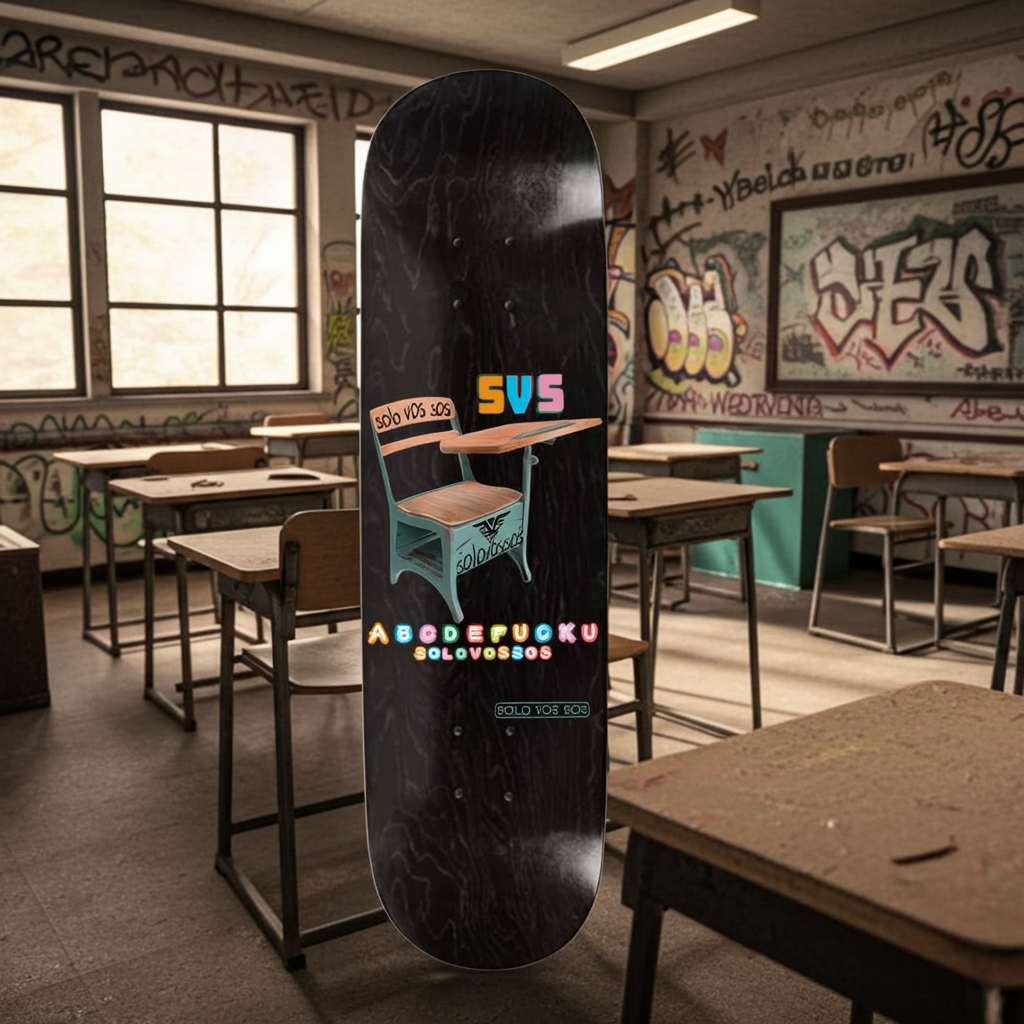 sVs Ghetto old school desk skateboard deck