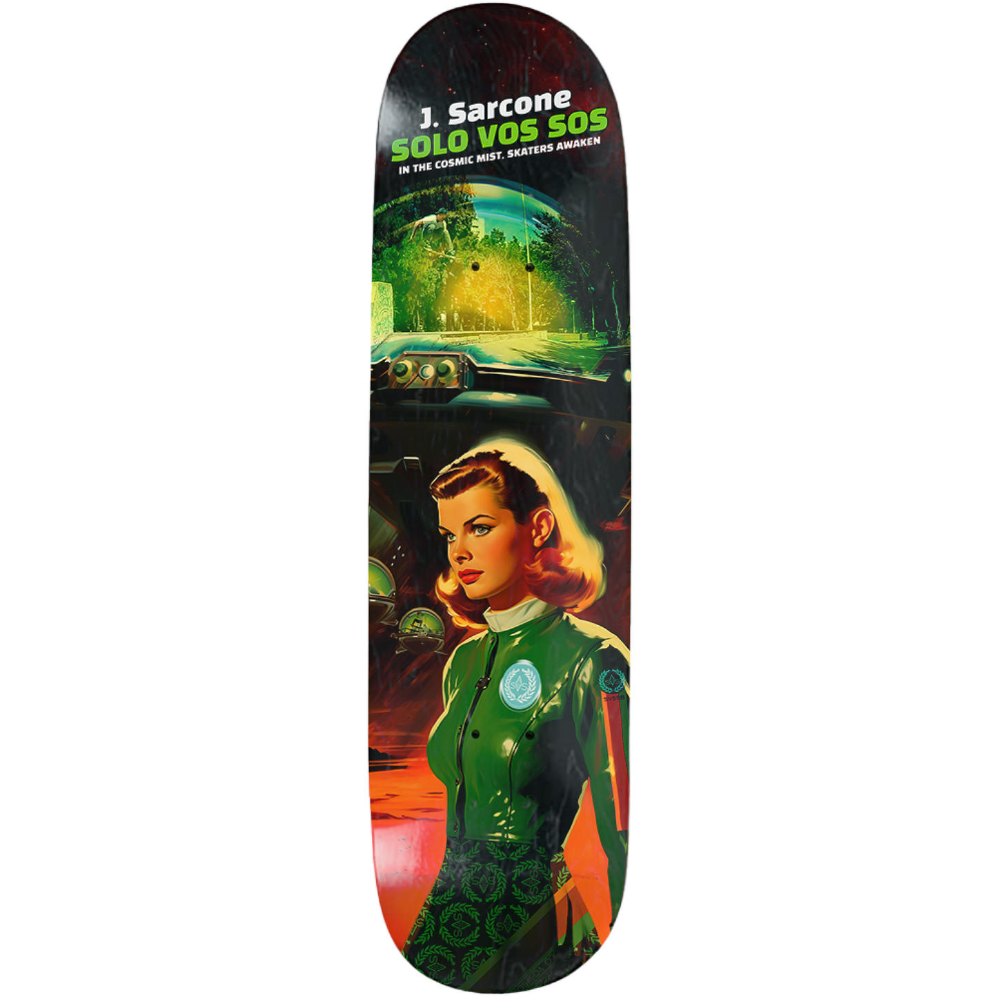Space Girl J. Sarcone pro Skateboard deck