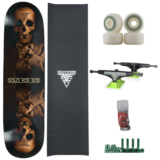 svs Death skull in suit complete skateboard