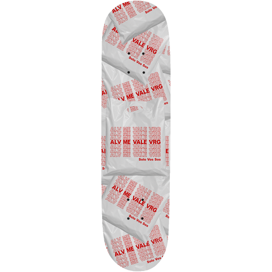 Thank You shopping bag Alv me Vale Vrg Skateboard Deck