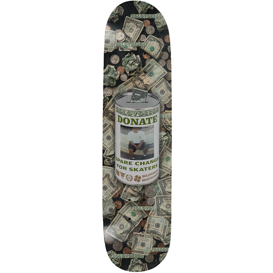 Donate Spare Change for Skaters Skateboard Deck