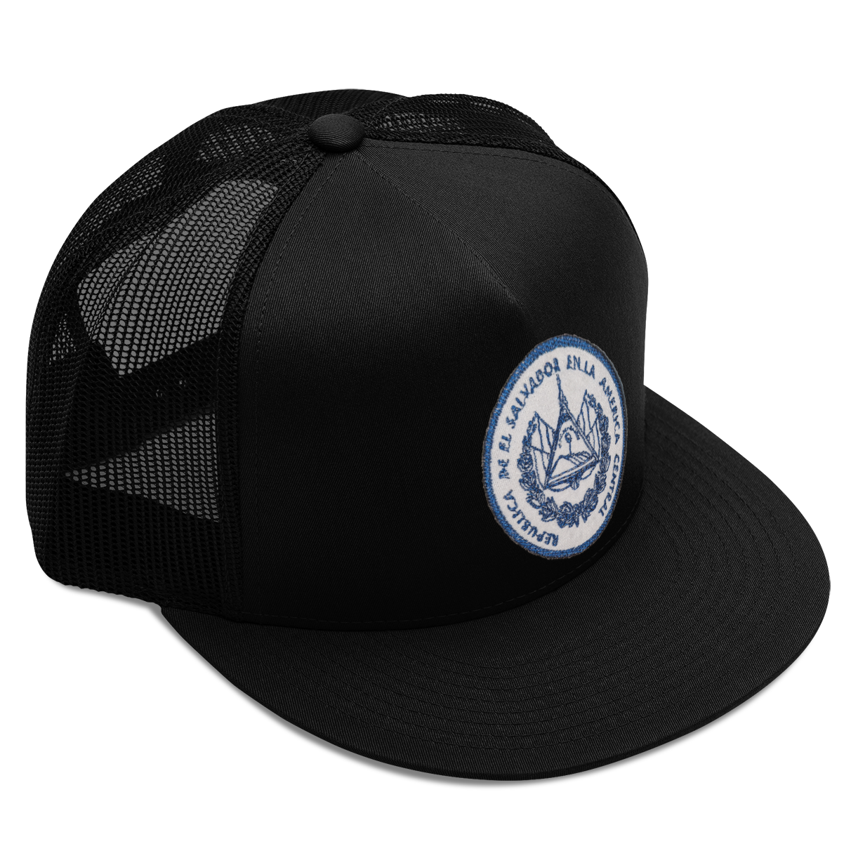 El Salvador Escudo embroidered Trucker Hat