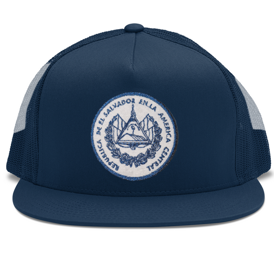 El Salvador Escudo embroidered Trucker Hat