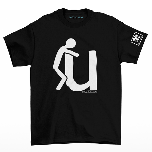 Fuck-U stick figure T-shirt by solovossos