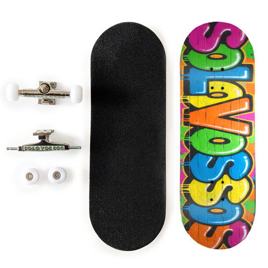 Bubble paint drip graffiti solovossos Fingerboard