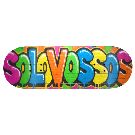Bubble paint drip graffiti solovossos Fingerboard