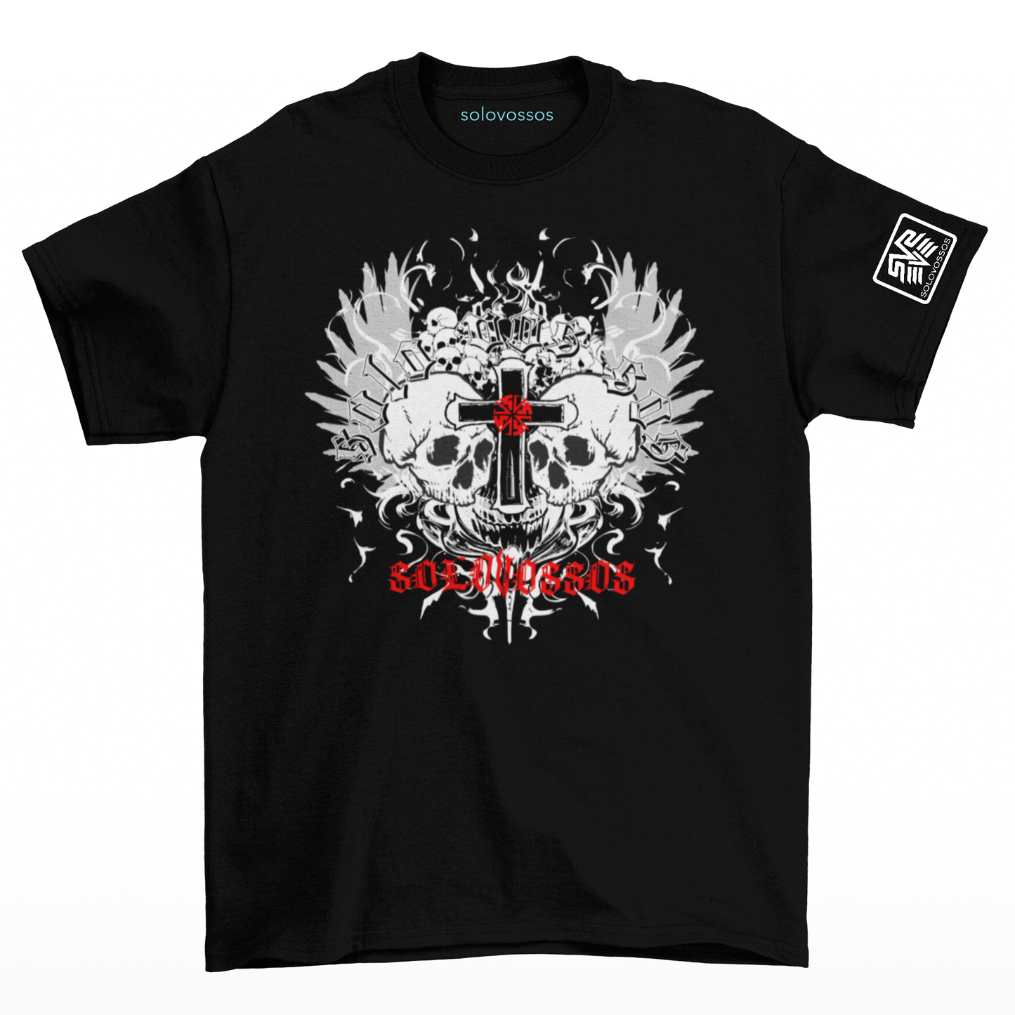 Skull Wings Grunge