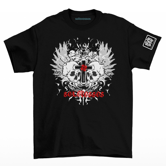 Skull Wings Grunge