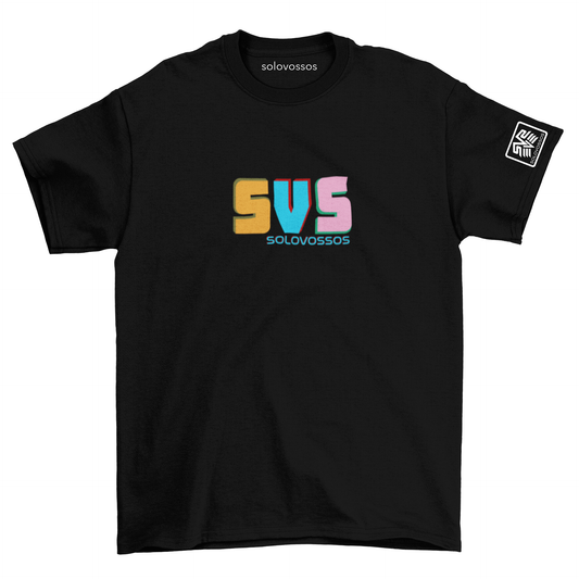 SVS block font multi color