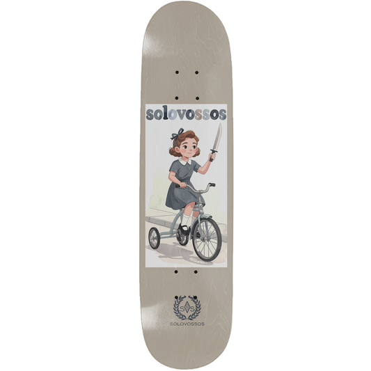 Play time tricycle girl skateboard deck