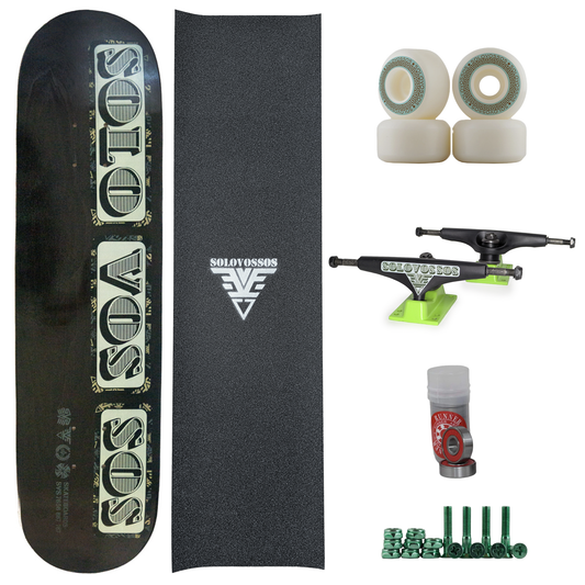 Money font across board complete skateboard