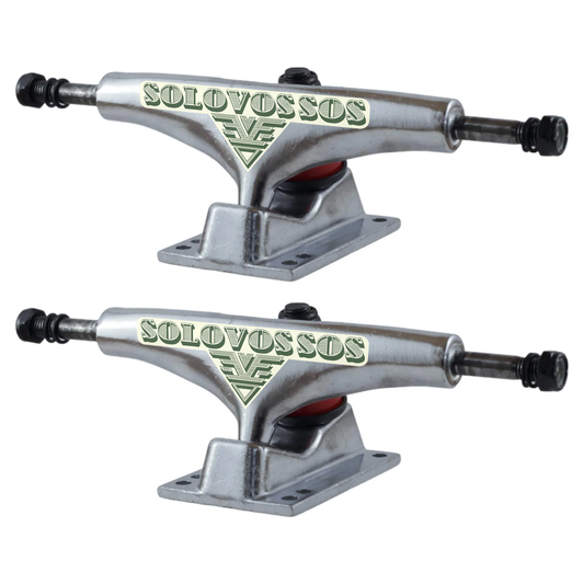 solo vos sos Money font v logo skateboard trucks