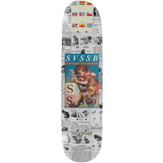Abecedaria Hispano Americano skateboard deck