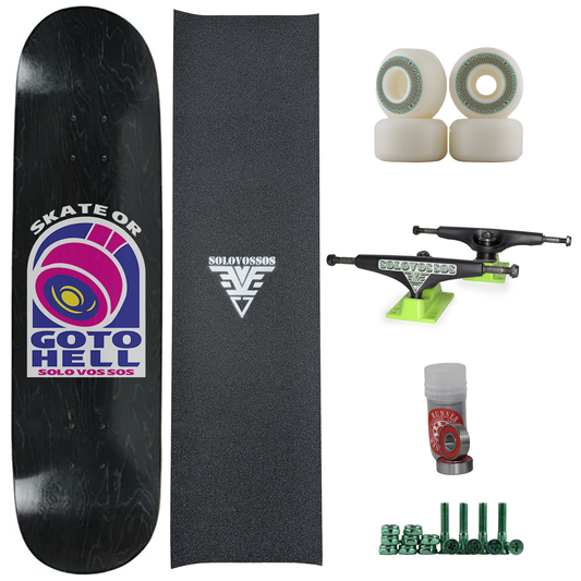 Skate or go to hell complete skateboard