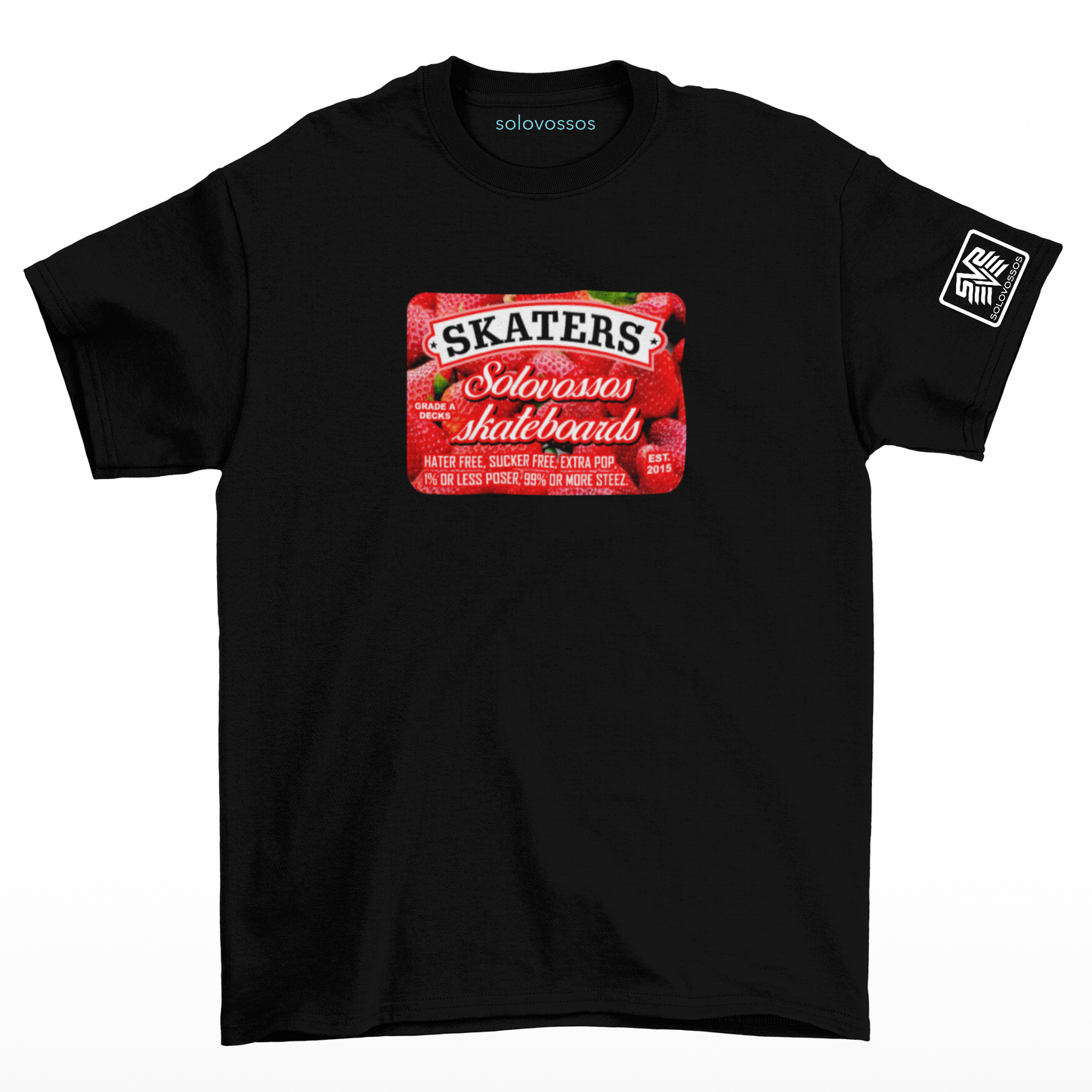 Skaters strawberry Jam solovossos T-shirt