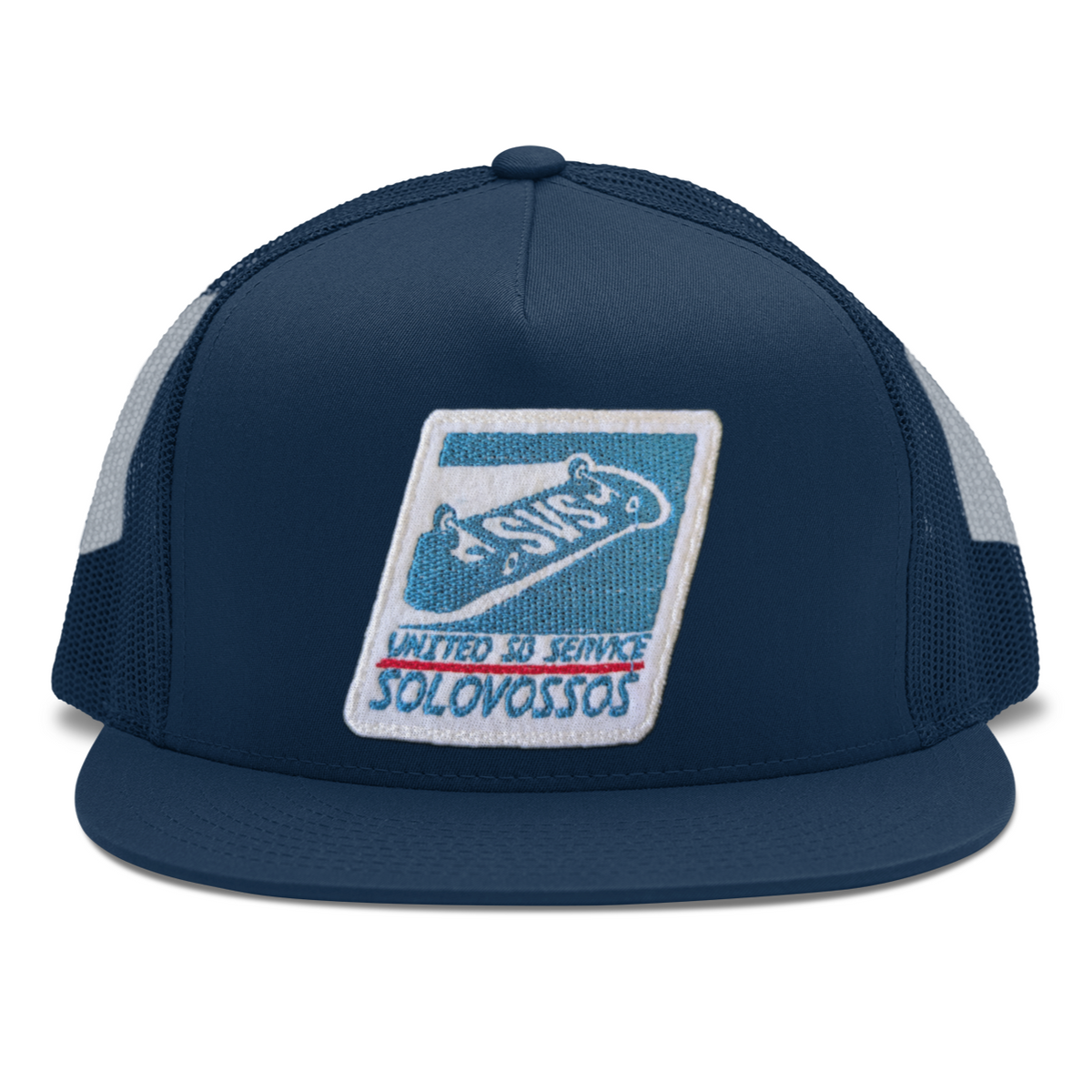solo vos sos United Skateboard Service Embroidered Trucker Hat